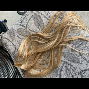 Real hair extensions